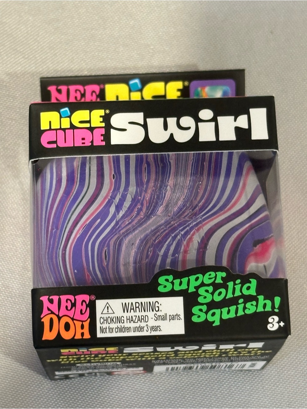 NeeDoh Nice Cube Swirl (Original)  Purple & Pink - NWT